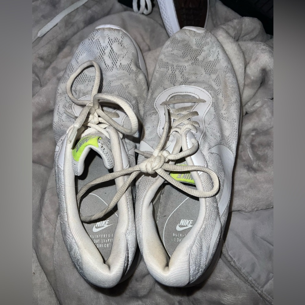 White Lacey Nike sneakers